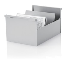 Karteikasten  DIN A5 quer, grau