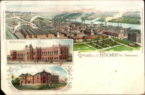 Litho höchst frankfurt - höchst,