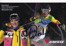 Autogramm - Maria Riesch (Ski