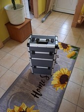 Musterkoffer Präsentationskoffer Trolley Transportkoffer Vertreterkoffer schwarz