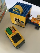 Lego Duplo 4662 Post Briefe Postbote Ville Postamt Station Office Auto +Pakete