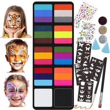 Kinderschminke Set, Wasserbasis Kinderschminke Fasching Karneval Schminke für 