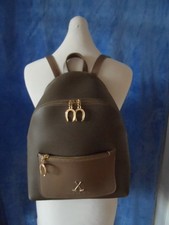 Beverly Hills Polo Club Damen Rucksack, Veganesleder,  taupe-braun