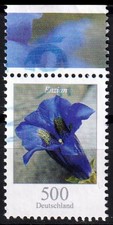 Blumen Bogenrand oben / Oberrand 500 ct Mi. 2877 Enzian - gestempelt -