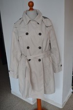 Trenchcoat/Regenmantel von Active by Tchibo Gr. 44 in naturfarben