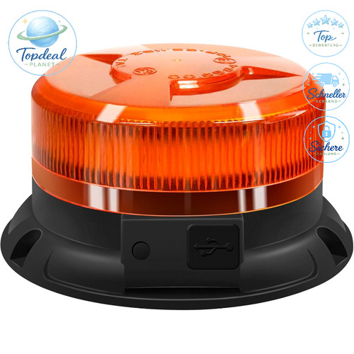 Warnleuchte led gelb 12v 24v - gelb,
