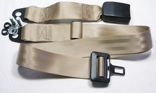 2 - Punkt Sicherheitsgurt, Beckengurt , beige, VW Golf 1, Seatbelt VW Golf, New