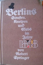 Berlins Straßen Kneipen und