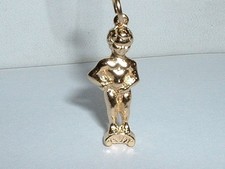 14K YELLOW GOLD 3D MANNEKEN