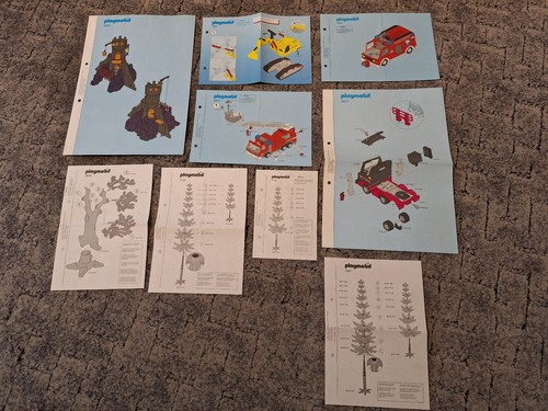 Konvolut playmobil anleitungen - konvolut,
