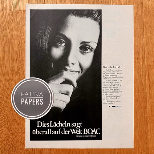 1969 boac stewardess das - boac,