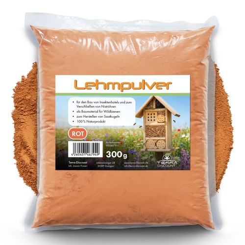 Lehmpulver 300g naturprodukt - lehmpulver,