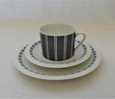 Arzberg Germany Delphi gerippt – Gedeck Form 2075 blau – Vintage - sehr selten!