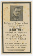 Orig. Sterbebild Soldat +