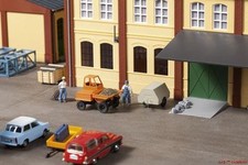 H0 Dumper mit Kompressoranhänger Auhagen 41641 Neu!!!