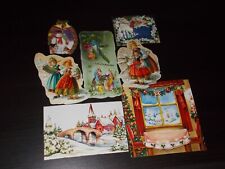 BASTELARTIKEL,7x3-D-BILDER, HANDGEARBEITET,UNBENUTZT bzw. NEU,KARTENHERSTELLUNG