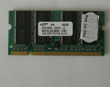 1GB RAM Speicher Dell Inspiron  5150  8600  8600c  9200