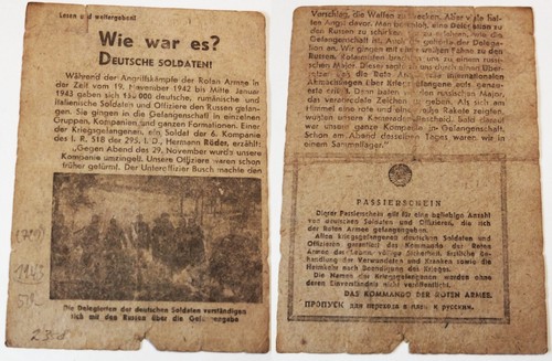 1944 wehrmacht flugblatt - wehrmacht,