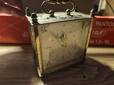 Jerger Germany Vintage Wecker Biedermeier Messing Rarität