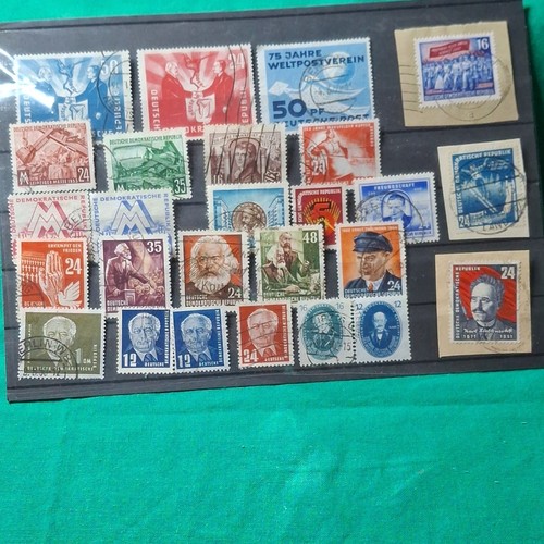 Ddr briefmarken anfangsjahre - ddr,