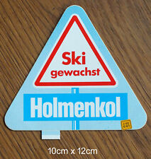 Aufkleber Sticker Holmenkol WAX  Langlauf Biathlon Cross Country Ski 80er Jahre