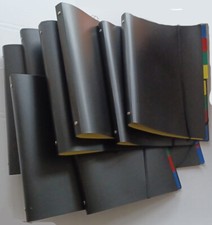 20x Pultordner Ordnungsmappe Fächermappe Sortiermappe Vorordner mit Gummiband