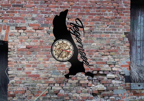 Tegernsee wanduhr uhr holzuhr - wanduhr,
