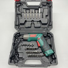 Akkuschrauber, HYCHIKA 6N·m Drehmoment 2000mAh 3,6V Akku mit 35 Zubehörteilen, L