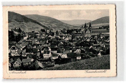 Amorbach gesamtansticht - ak, amorbach,