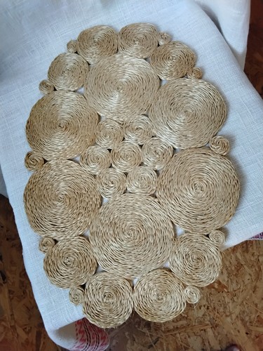 Vintage 70er jahre tischset - jahre,