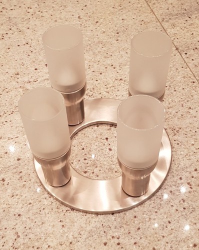 Wmf adventskranz silber - silber, metall