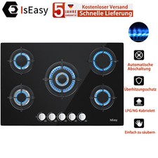 Gaskochfeld 5 Flammen