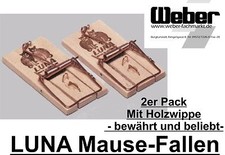 Mausefalle LUNA mit Holzwippe