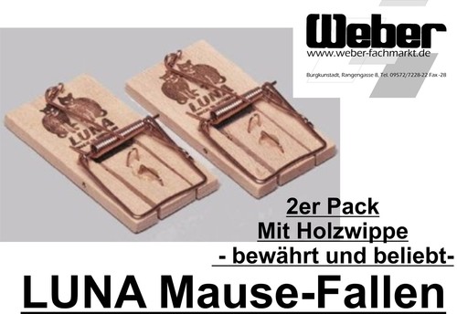 Mausefalle luna mit - mit, holzwippe