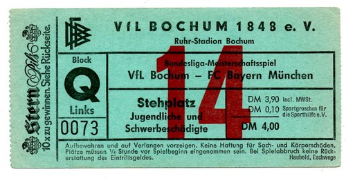Ticket vfl bochum bayern - bl,