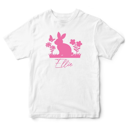 Personalisiertes rosa häschen - rosa,