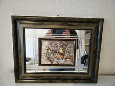 3D Wand Bild Boot Fischer Metall, 49x38 cm, Wand Schmuck Deko Landschaft