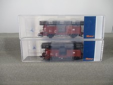Roco Spur H0 6600047 Güterwagen Set 2-teilig Autotransportwagen der DB in OVP