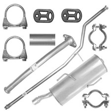 Auspuffanlage Schalldämpferset Auspuff für Peugeot 206+ PLUS 1.1 1.4 Schrägheck