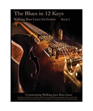 Walking Bass Lines for Guitar: The Blues in 12 keys, Steven Mooney