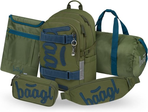 Baagl schulrucksack set jungen - set,