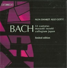 15 CD J.S. Bach Collegium Japan, Mas. Suzuki, Nun danket alle Gott, 53 Kantaten