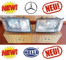Neu New Nos Original Mercedes Hella Scheinwerfer R+L Mercedes E W124  ab  8/1993
