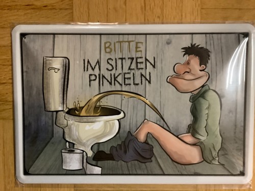 Bitte sitzen pinkel - im,