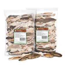 Kaninchenohren mit Fell 2x500g, Hasenohren, Hundesnack 