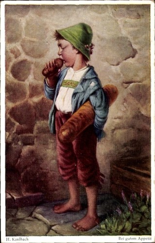 Künstler kaulbach - künstler, ak
