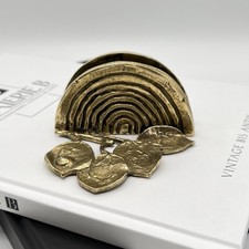 Vintage Messing Briefhalter I