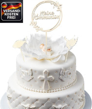 Cake Topper Kommunion Holz