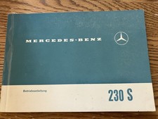 Betriebsanleitung Mercedes 230