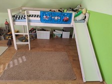 Kinder Hochbett mit Rutsche